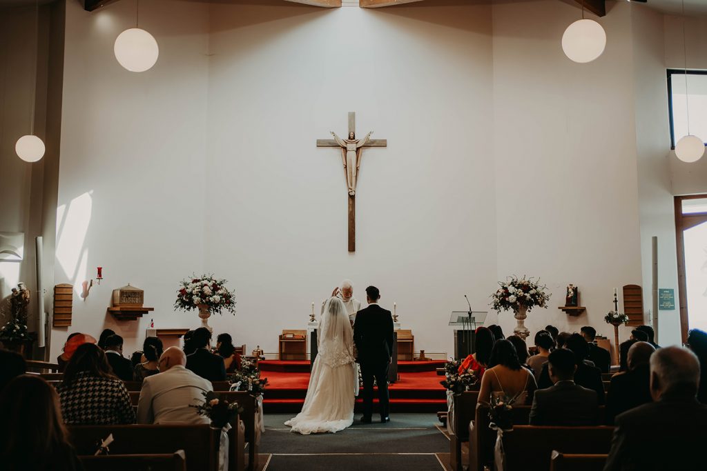 St Anthony's church and Comis hotel wedding