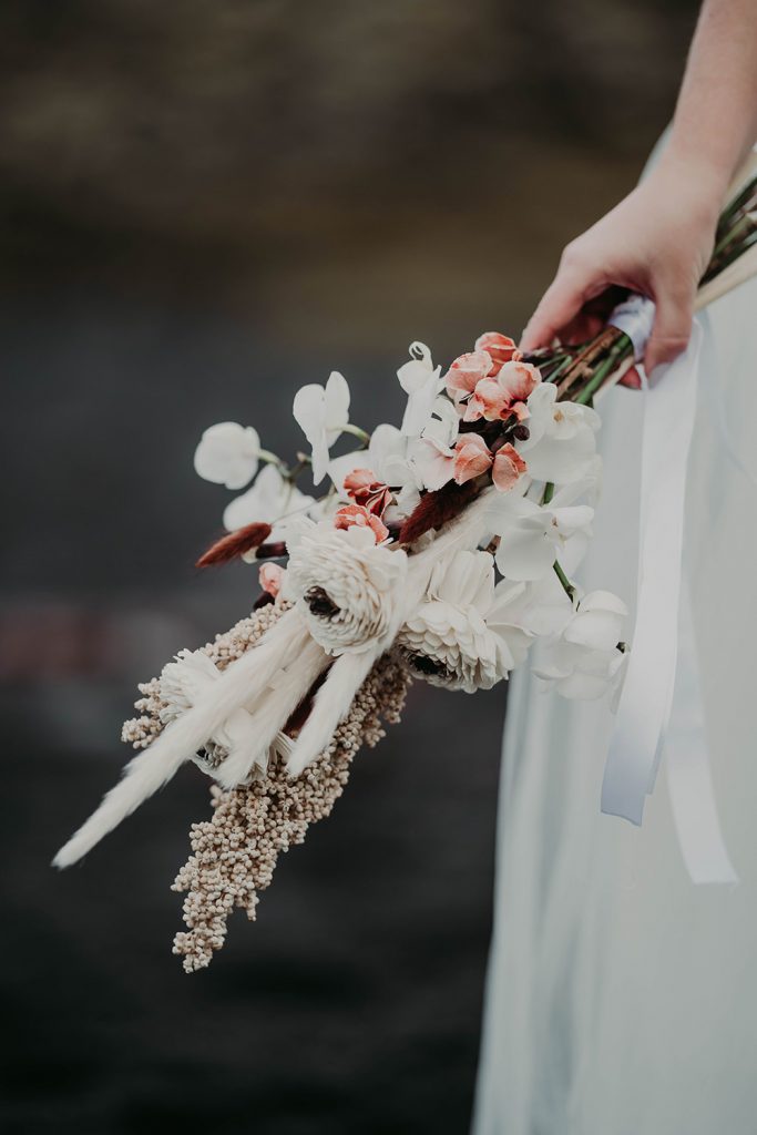 Bridal bouquet in Iceland